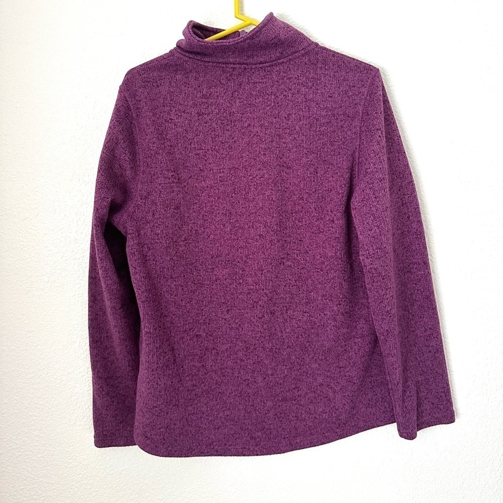 Faded Glory Sweatshirt Women’s L Purple Full Zip Activewear Jacket - Picture 2 of 7